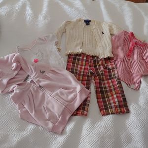 12 Month Bundle Baby girl clothes